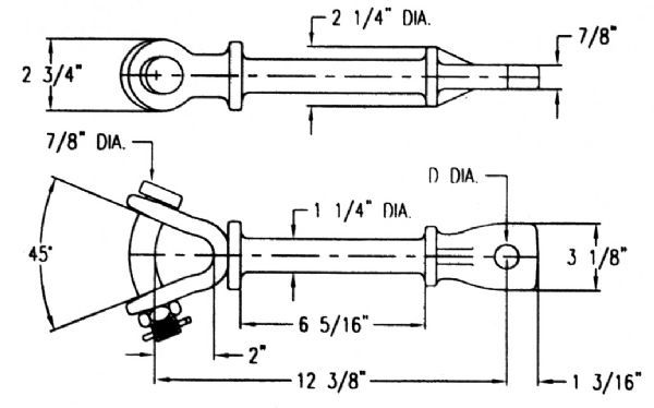 RYCEHL-76-875 Dim Drawing Image